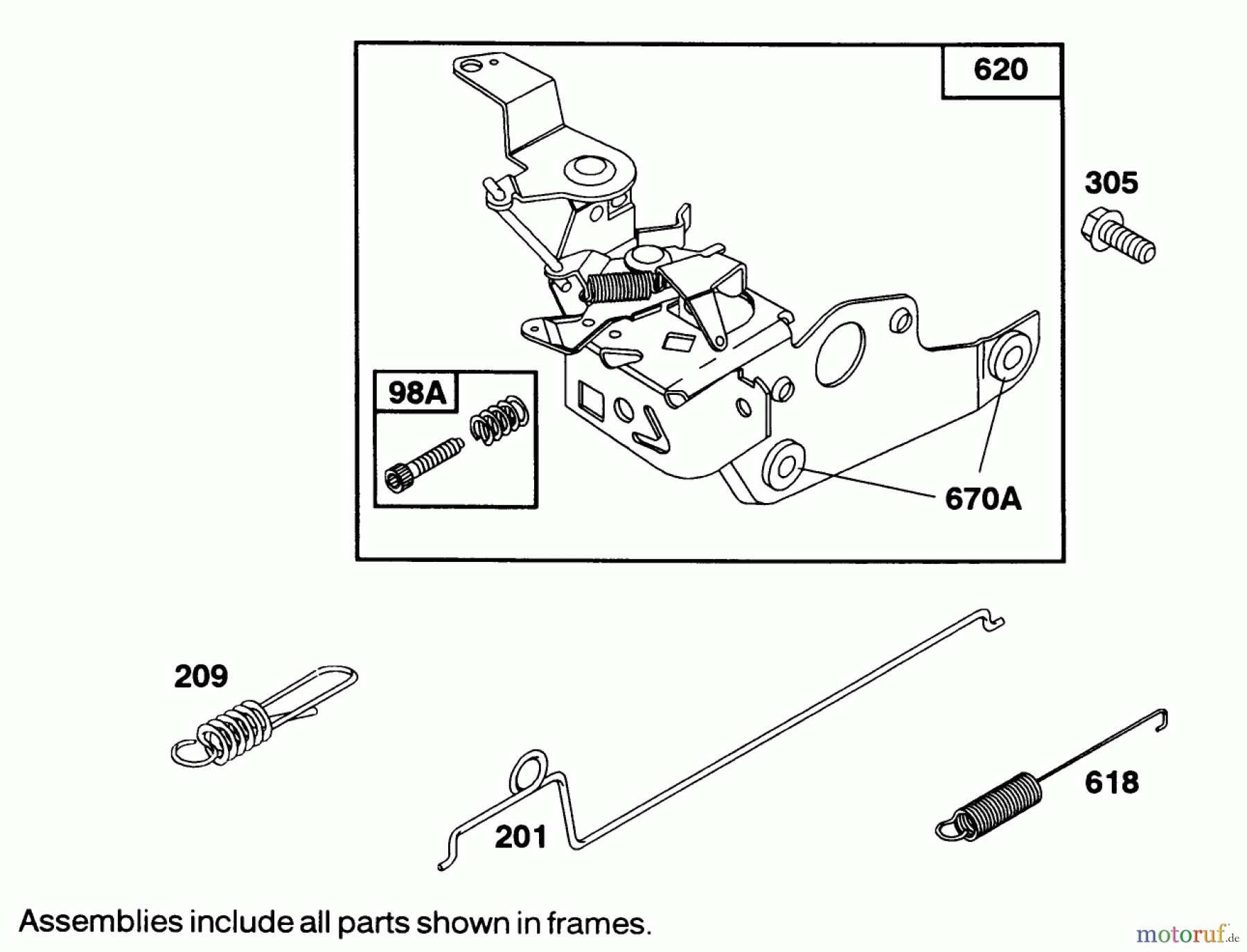 Toro Neu Mowers, Walk-Behind Seite 1 16404 - Toro Lawnmower, 1992 (2000001-2999999) ENGINE BRIGGS & STRATTON MODEL 122702-3171-01 #4