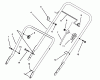 Toro 16410 - Lawnmower, 1993 (3900001-3999999) Ersatzteile HANDLE ASSEMBLY
