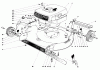Toro 16550 - Lawnmower, 1978 (8000001-8999999) Ersatzteile HOUSING AND ENGINE ASSEMBLY