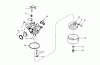Toro 16551 - Lawnmower, 1989 (9000001-9999999) Ersatzteile CARBURETOR NO. 632434