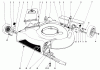 Toro 16570 - Lawnmower, 1983 (3000001-3999999) Ersatzteile HOUSING ASSEMBLY