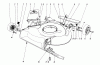 Toro 16575 - Lawnmower, 1984 (4000001-4999999) Ersatzteile HOUSING ASSEMBLY
