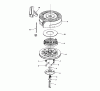 Toro 16575 - Lawnmower, 1988 (8012679-8999999) Ersatzteile REWIND STARTER NO. 590621