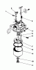 Toro 16580 - Lawnmower, 1983 (3000001-3999999) Ersatzteile CARBURETOR ASSEMBLY