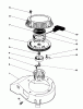Toro 16580 - Lawnmower, 1983 (3000001-3999999) Ersatzteile RECOIL ASSEMBLY