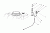 Toro 16580 - Lawnmower, 1984 (4000001-4999999) Ersatzteile BRAKE ASSEMBLY