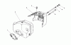 Toro 16580 - Lawnmower, 1984 (4000001-4999999) Ersatzteile MUFFLER ASSEMBLY