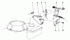 Toro 16585 - Lawnmower, 1986 (6000001-6999999) Ersatzteile BRAKE ASSEMBLY (USED ON UNITS WITH SERIAL NO. 6002074 & UP)