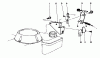 Toro 16585 - Lawnmower, 1987 (7000001-7999999) Ersatzteile BRAKE ASSEMBLY