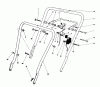 Toro 16585 - Lawnmower, 1988 (8000001-8004251) Ersatzteile HANDLE ASSEMBLY