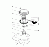 Toro 16585 - Lawnmower, 1988 (8000001-8004251) Ersatzteile RECOIL ASSEMBLY (MODEL NO. 47PH7)