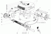 Toro 16600 - Lawnmower, 1977 (7000001-7999999) Ersatzteile HOUSING AND ENGINE ASSEMBLY
