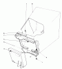 Toro 16711 - Lawnmower, 1977 (7000001-7999999) Ersatzteile GRASS BAG ASSEMBLY