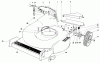 Toro 16711 - Lawnmower, 1977 (7000001-7999999) Ersatzteile HOUSING ASSEMBLY