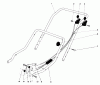 Toro 16756 - Lawnmower, 1977 (7000001-7999999) Ersatzteile HANDLE ASSEMBLY