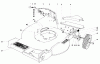 Toro 16756 - Lawnmower, 1977 (7000001-7999999) Ersatzteile HOUSING ASSEMBLY