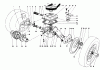 Toro 16775 - Lawnmower, 1988 (8000001-8022965) Ersatzteile GEAR CASE ASSEMBLY