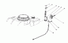 Toro 16780 - Lawnmower, 1983 (3000001-3999999) Ersatzteile BRAKE ASSEMBLY