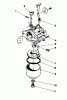 Toro 16780 - Lawnmower, 1983 (3000001-3999999) Ersatzteile CARBURETOR ASSEMBLY