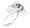 Toro 16780 - Lawnmower, 1983 (3000001-3999999) Ersatzteile HANDLE ASSEMBLY