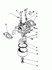 Toro 16780 - Lawnmower, 1984 (4000001-4999999) Ersatzteile CARBURETOR ASSEMBLY