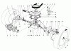 Toro 16780 - Lawnmower, 1984 (4000001-4999999) Ersatzteile GEAR CASE ASSEMBLY