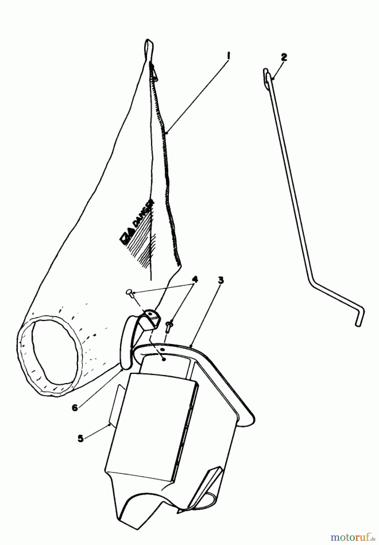 Toro Neu Mowers, Walk-Behind Seite 1 16785 - Toro Lawnmower, 1987 (7000001-7999999) BAGGING KIT NO. 47-6510 (OPTIONAL)