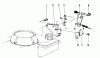 Toro 16785 - Lawnmower, 1987 (7000001-7999999) Ersatzteile BRAKE ASSEMBLY
