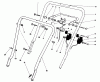 Toro 16785 - Lawnmower, 1987 (7000001-7999999) Ersatzteile HANDLE ASSEMBLY