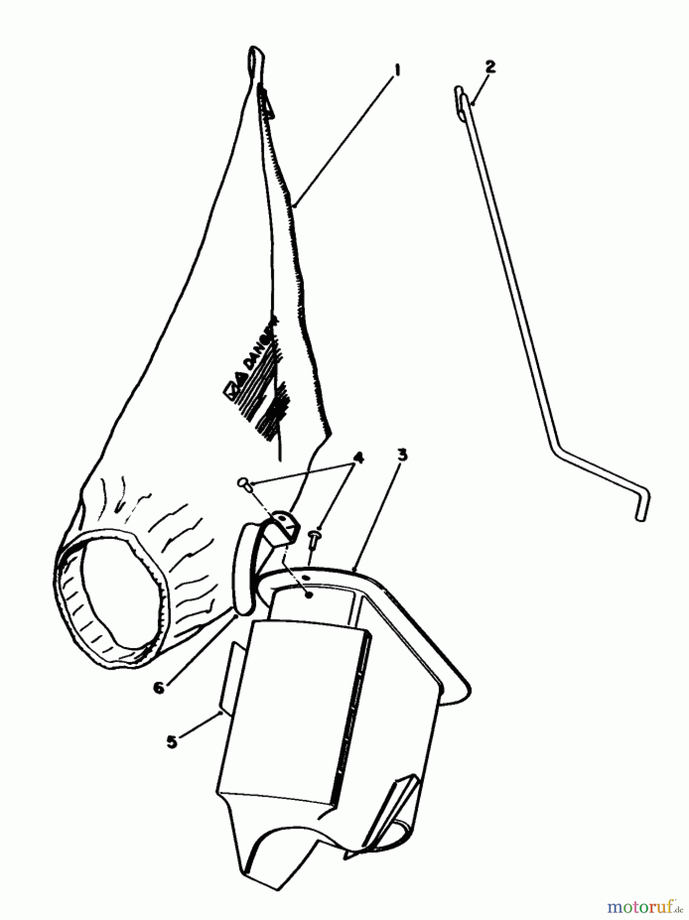 Toro Neu Mowers, Walk-Behind Seite 1 16785 - Toro Lawnmower, 1991 (1000001-1999999) BAGGING KIT NO. 47-6510 (OPTIONAL)