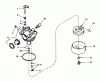 Toro 16793 - Lawnmower, 1988 (8000001-8999999) Ersatzteile CARBURETOR NO. 632050A