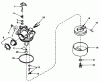Toro 16793 - Lawnmower, 1990 (0000001-0999999) Ersatzteile CARBURETOR NO. 632050A