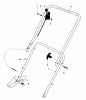 Toro 16810 - Lawnmower, 1979 (9000001-9999999) Ersatzteile HANDLE ASSEMBLY-MODEL 16800