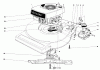 Toro 16820 - Lawnmower, 1979 (9000001-9999999) Ersatzteile ENGINE ASSEMBLY (MODEL NO. 16830)