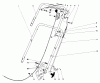 Toro 16820 - Lawnmower, 1979 (9000001-9999999) Ersatzteile HANDLE ASSEMBLY (MODEL NO. 16830)