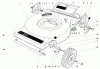 Toro 16820 - Lawnmower, 1979 (9000001-9999999) Ersatzteile MOWER HOUSING (MODEL NO. 16820)