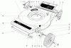 Toro 16820 - Lawnmower, 1979 (9000001-9999999) Ersatzteile MOWER HOUSING (MODEL NO. 16830)