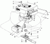 Toro 16870 - Lawnmower, 1980 (0000001-0999999) Ersatzteile ENGINE ASSEMBLY-MODEL 16870