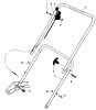 Toro 16870 - Lawnmower, 1980 (0000001-0999999) Ersatzteile HANDLE ASSEMBLY MODEL 16860