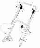 Toro 16870 - Lawnmower, 1980 (0000001-0999999) Ersatzteile HANDLE ASSEMBLY-MODEL 16870