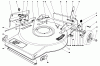 Toro 16870 - Lawnmower, 1980 (0000001-0999999) Ersatzteile MOWER HOUSING ASSEMBLY-MODEL 16860