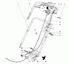 Toro 16890 - Lawnmower, 1981 (1000001-1999999) Ersatzteile HANDLE ASSEMBLY (MODEL NO. 16890)