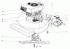 Toro 16880 - Lawnmower, 1982 (2000001-2999999) Ersatzteile ENGINE ASSEMBLY (MODEL NO. 16890)