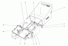 Toro 16880 - Lawnmower, 1982 (2000001-2999999) Ersatzteile GRASS CATCHER ASSEMBLY NO. 11-0269 (MODEL NO. 16880 & 16890)
