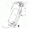 Toro 16880 - Lawnmower, 1982 (2000001-2999999) Ersatzteile HANDLE ASSEMBLY (MODEL NO. 16890)