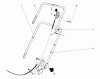 Toro 16940 - Lawnmower, 1980 (0000001-0999999) Ersatzteile HANDLE ASSEMBLY (MODEL NO. 16930)