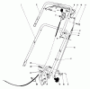 Toro 16940 - Lawnmower, 1980 (0000001-0999999) Ersatzteile HANDLE ASSEMBLY (MODEL NO. 16940)