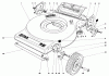 Toro 16940 - Lawnmower, 1980 (0000001-0999999) Ersatzteile MOWER HOUSING (MODEL NO. 16930)