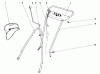Toro 18214 - Whirlwind Lawnmower, 1969 (9000001-9999999) Ersatzteile HANDLE ASSEMBLY