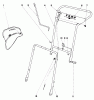 Toro 17501 - Whirlwind Lawnmower, 1969 (9000001-9999999) Ersatzteile HANDLE ASSEMBLY